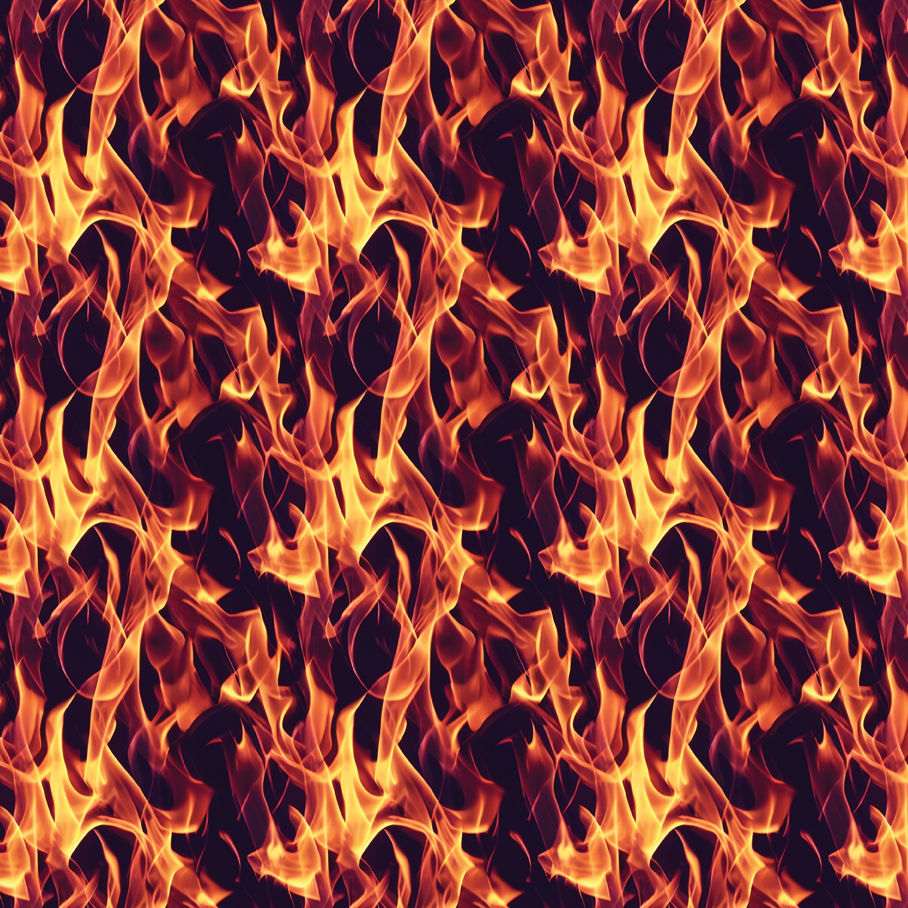 Fire Flames Pattern Acrylic Sheets - CMB Pattern Acrylic
